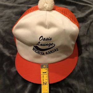 Vintage Retro Short Bill Wichita Oasis Lounge Hat
